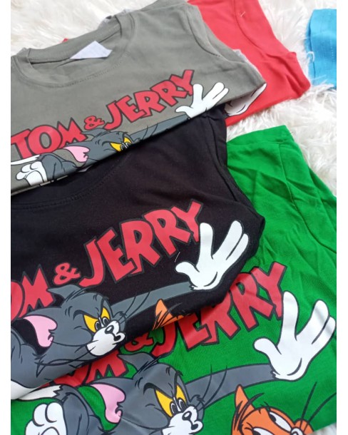 TOM AND JERRY ROUND NECK SHIRT 2-8 YEAR (1 TO 6 YEAR)