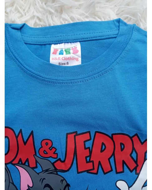 TOM AND JERRY ROUND NECK SHIRT 2-8 YEAR (1 TO 6 YEAR)